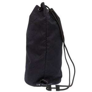 美品 グッチ ボンサック 巾着 123438 キャンバス ブラック ショルダーバッグ 黒 0641【中古】GUCCI