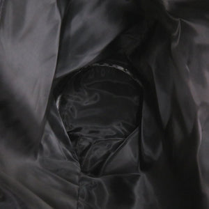 美品 グッチ ボンサック 巾着 123438 キャンバス ブラック ショルダーバッグ 黒 0641【中古】GUCCI