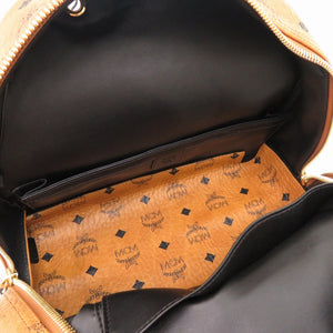 美品 エム シー エム ヴィセトス スピーカー バックパック リュックサック 茶 0643 【中古】 MCM