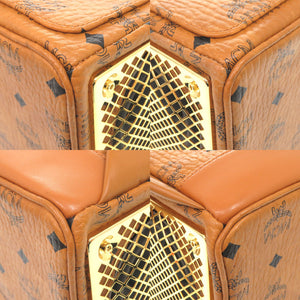 美品 エム シー エム ヴィセトス スピーカー バックパック リュックサック 茶 0643 【中古】 MCM