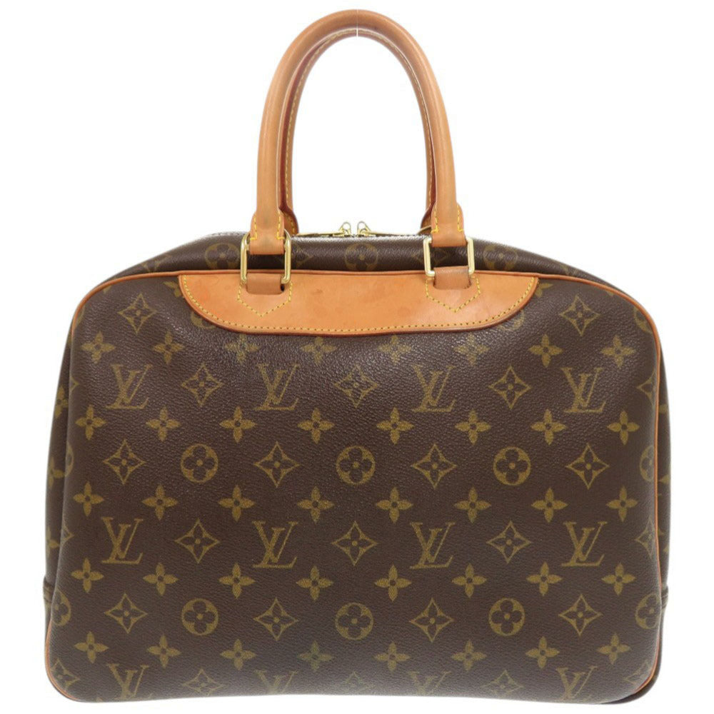 ルイ ヴィトン ドーヴィル モノグラム M47270 ブラウン ハンドバッグ LV 0656【中古】LOUIS VUITTON
