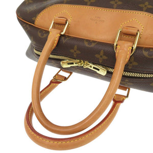 ルイ ヴィトン ドーヴィル モノグラム M47270 ブラウン ハンドバッグ LV 0656【中古】LOUIS VUITTON