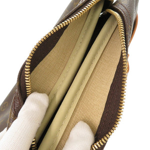 ルイ ヴィトン ドーヴィル モノグラム M47270 ブラウン ハンドバッグ LV 0656【中古】LOUIS VUITTON