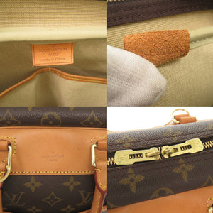 ルイ ヴィトン ドーヴィル モノグラム M47270 ブラウン ハンドバッグ LV 0656【中古】LOUIS VUITTON