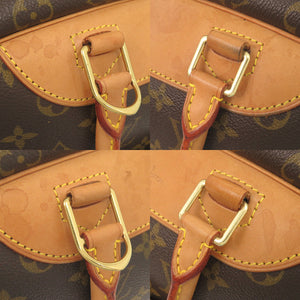 ルイ ヴィトン ドーヴィル モノグラム M47270 ブラウン ハンドバッグ LV 0656【中古】LOUIS VUITTON
