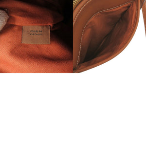 新品同様 コーチ CH491 ディズニー ロゴパッチ ミッキー キャンバス レザー ブラウン ショルダーバッグ 0668【中古】COACH