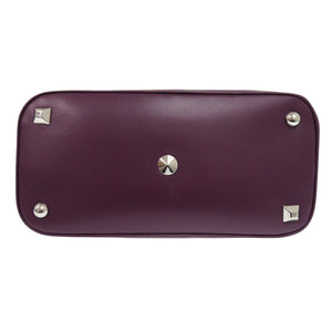 未使用品 メゾン マルジェラ 5AC A56WG0082 レザー パープル 2wayハンドバッグ 紫 0691【中古】Maison Margiela