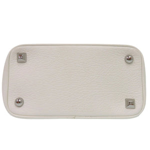 美品 メゾン マルジェラ 5AC 2WAY ハンドバッグ S56WD0072 ショルダーバッグ 2ポケット レザー ホワイト 0692【中古】Maison Margiela