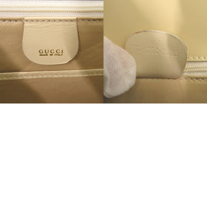 美品 グッチ 2WAY バンブー 000 1364 0633 レザー ホワイト ハンドバッグ 白 0703【中古】GUCCI