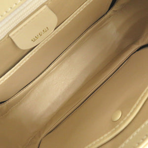 美品 グッチ 2WAY バンブー 000 1364 0633 レザー ホワイト ハンドバッグ 白 0703【中古】GUCCI