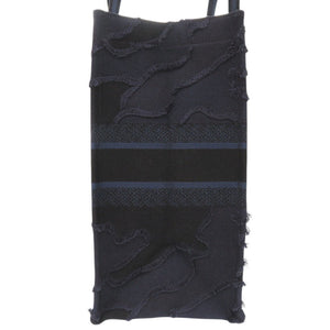 美品 クリスチャンディオール 2020年 リゾートコレクション ブックトート ラージ カモフラージュ キャンバス ネイビー トートバッグ 0707【中古】Christian Dior