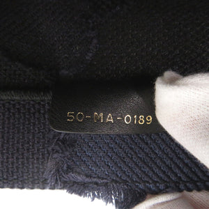 美品 クリスチャンディオール 2020年 リゾートコレクション ブックトート ラージ カモフラージュ キャンバス ネイビー トートバッグ 0707【中古】Christian Dior