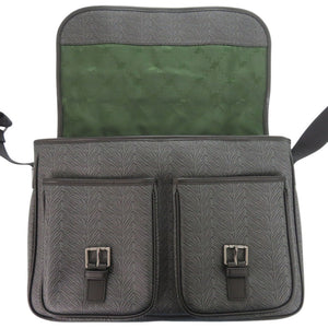 新品同様 ハンティングワールド レザー ブラック ショルダーバッグ 黒 0722【中古】HUNTING WORLD