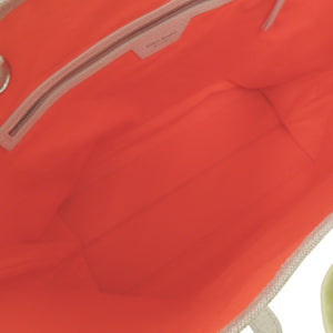 新品同様 メゾン マルジェラ トロンプルイユ 5AC プリントショッパーバッグ だまし絵 SB3WC0001 トートバッグ リネン レザー ベージュ 0729【中古】Maison Margiela