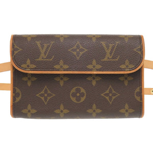 美品 ルイ ヴィトン ポシェット フロランティーヌ ストラップサイズXS モノグラム M51855 ウエストバッグ LV 0737【中古】LOUIS VUITTON