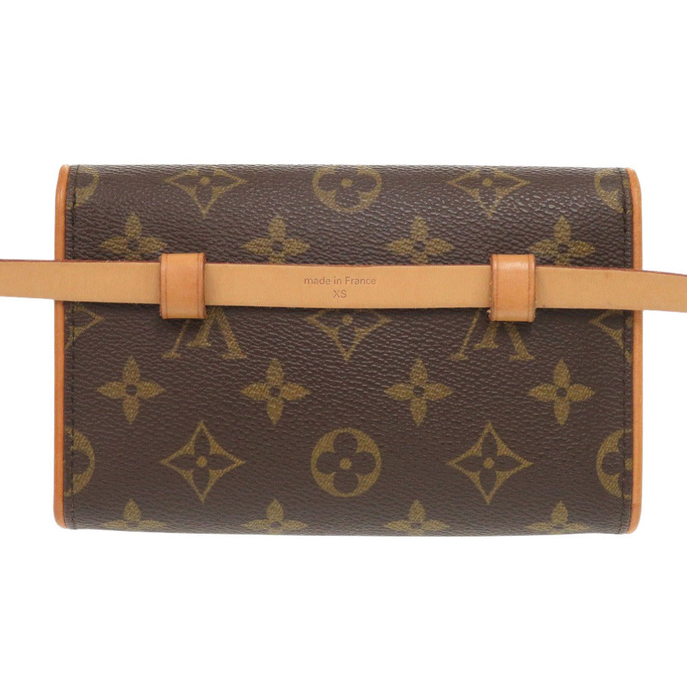 美品 ルイ ヴィトン ポシェット フロランティーヌ ストラップサイズXS モノグラム M51855 ウエストバッグ LV 0737【中古】LOUIS VUITTON