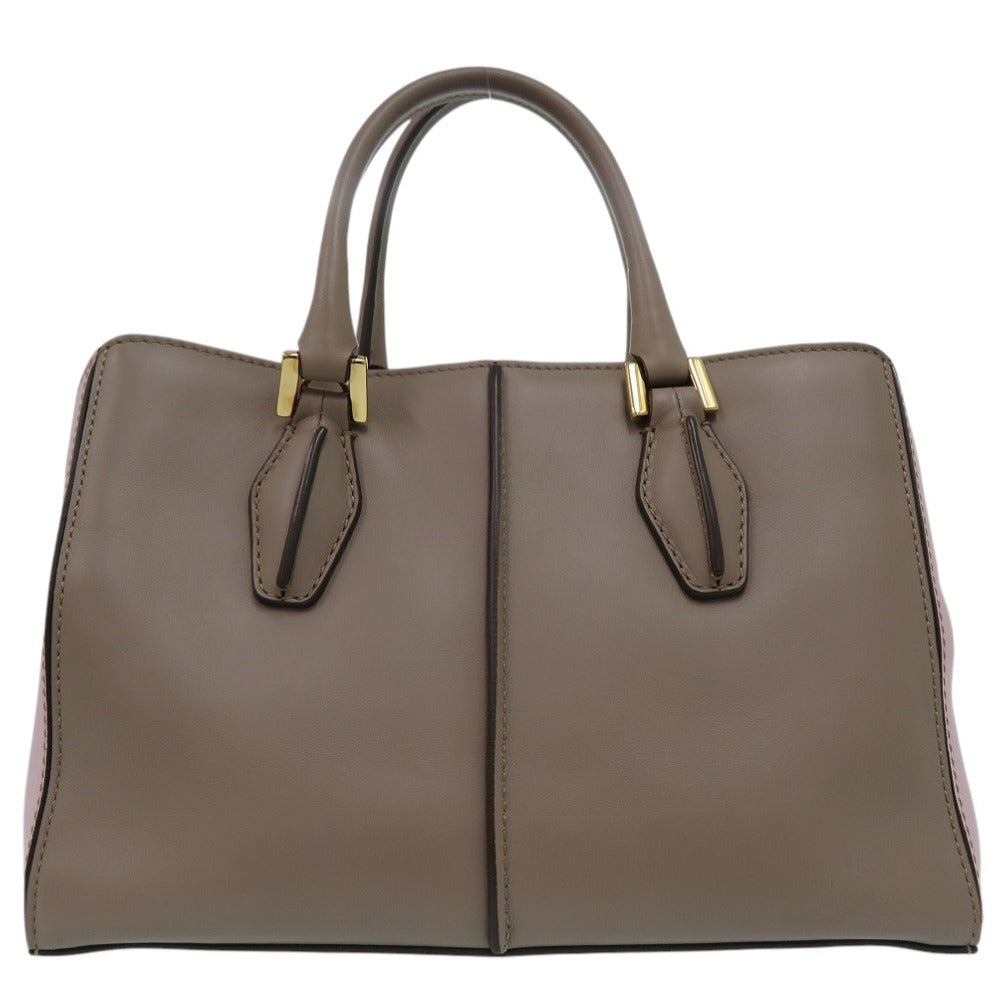 美品 トッズ Dキューブ 2WAY ショルダーバッグ ハンドバッグ レザー ピンク 0747【中古】TOD’S