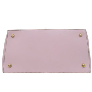 美品 トッズ Dキューブ 2WAY ショルダーバッグ ハンドバッグ レザー ピンク 0747【中古】TOD’S