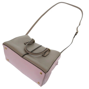 美品 トッズ Dキューブ 2WAY ショルダーバッグ ハンドバッグ レザー ピンク 0747【中古】TOD’S