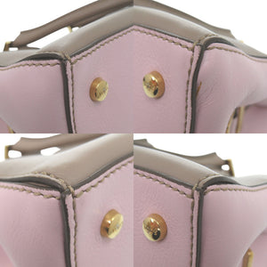 美品 トッズ Dキューブ 2WAY ショルダーバッグ ハンドバッグ レザー ピンク 0747【中古】TOD’S