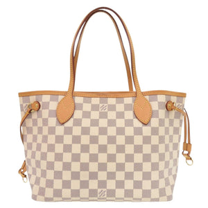 美品 ルイ ヴィトン ネヴァーフル PM ダミエ アズール N51110 トートバッグ LV 0763【中古】LOUIS VUITTON