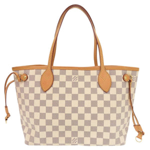 美品 ルイ ヴィトン ネヴァーフル PM ダミエ アズール N51110 トートバッグ LV 0763【中古】LOUIS VUITTON