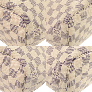 美品 ルイ ヴィトン ネヴァーフル PM ダミエ アズール N51110 トートバッグ LV 0763【中古】LOUIS VUITTON