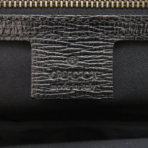 美品 グッチ ホースビット 114913 レザー ブラック トートバッグ 黒 0787【中古】GUCCI