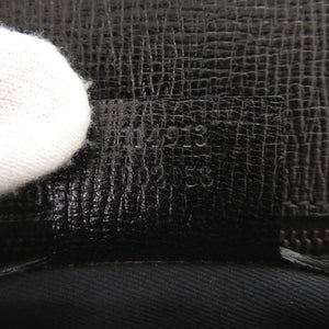 美品 グッチ ホースビット 114913 レザー ブラック トートバッグ 黒 0787【中古】GUCCI