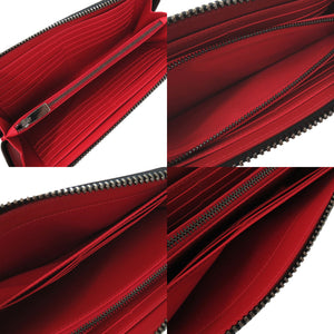 美品 クリスチャンルブタン Panettone パネトーネ XL 長財布 ラウンドファスナー スパイク セカンドバッグ トラベルケース カーフ ブラック 0825【中古】Christian Louboutin