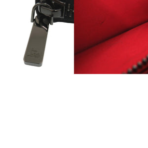 美品 クリスチャンルブタン Panettone パネトーネ XL 長財布 ラウンドファスナー スパイク セカンドバッグ トラベルケース カーフ ブラック 0825【中古】Christian Louboutin