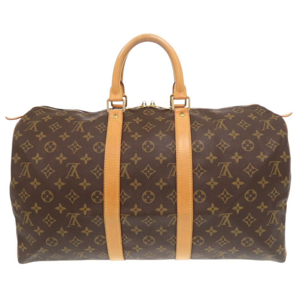 ルイ ヴィトン キーポル45 モノグラム M41428 ブラウン ボストンバッグ LV 0827【中古】LOUIS VUITTON