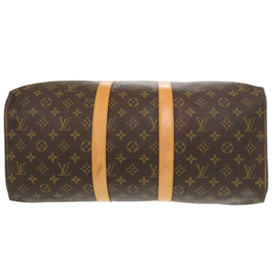 ルイ ヴィトン キーポル45 モノグラム M41428 ブラウン ボストンバッグ LV 0827【中古】LOUIS VUITTON