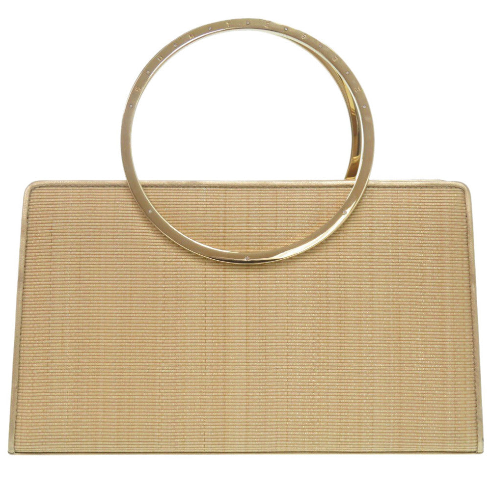 美品 コンテス ホースヘアー ゴールド ハンドバッグ 0831【中古】COMTESSE