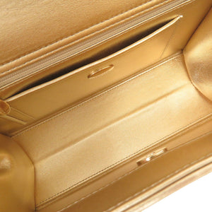 美品 コンテス ホースヘアー ゴールド ハンドバッグ 0831【中古】COMTESSE