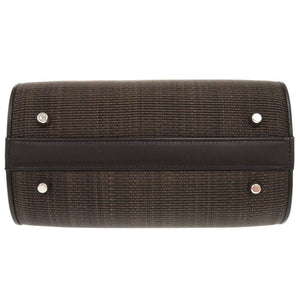 美品 コンテス ホースヘアー レザー ダークブラウン 2WAY ハンドバッグ ショルダーバッグ 0832【中古】COMTESSE