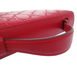 新品同様 グッチ グッチシマ ダブルジップ トラベルウォレット 395474 長財布 GG柄 クラッチバッグ レザー レッド 0834【中古】GUCCI