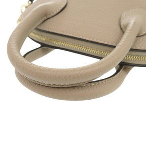 美品 ボナベンチュラ エマバッグ 22 レザー グレージュ ベージュ 2wayハンドバッグ 0836【中古】BONAVENTURA