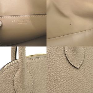 美品 ボナベンチュラ エマバッグ 22 レザー グレージュ ベージュ 2wayハンドバッグ 0836【中古】BONAVENTURA