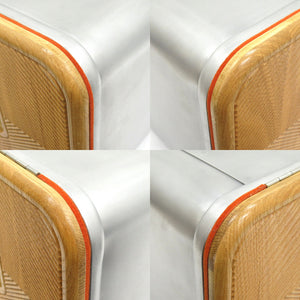 新品同様 エルメス グルーミングボックス ウッド アルミ シルバー ボックス 馬具缶 0841 【中古】 HERMES