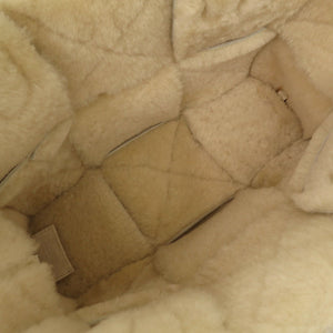 美品 ボッテガヴェネタ ザ アルコ トート スエード ベージュ ハンドバッグ トートバッグ 0843【中古】BOTTEGAVENETA