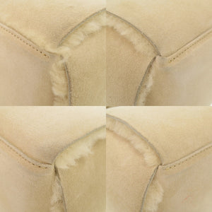 美品 ボッテガヴェネタ ザ アルコ トート スエード ベージュ ハンドバッグ トートバッグ 0843【中古】BOTTEGAVENETA