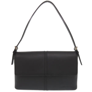 新品同様 バーバリー レザー ブラック ワンショルダーバッグ ショルダーバッグ 黒 0846【中古】BURBERRY