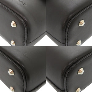 新品同様 バーバリー レザー ブラック ワンショルダーバッグ ショルダーバッグ 黒 0846【中古】BURBERRY