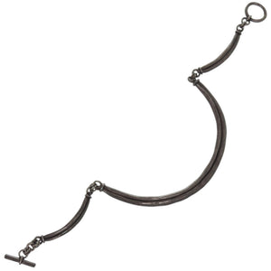 美品 エルメス ヴィンテージ メタル シルバー チョーカー 0858【中古】HERMES