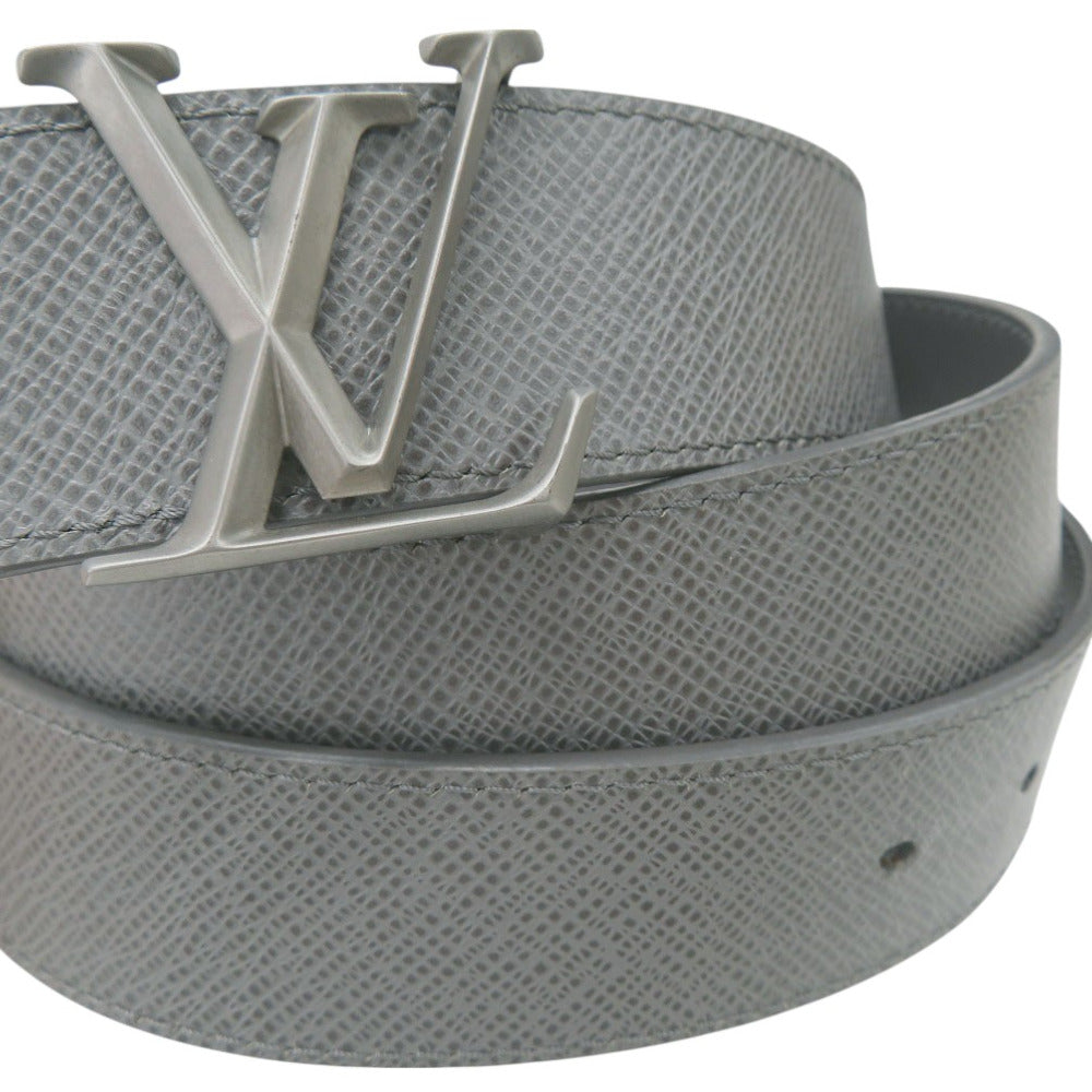 美品 ルイ ヴィトン LV タイガ グラシエ ベルト レザー グレー LV 0881【中古】LOUIS VUITTON