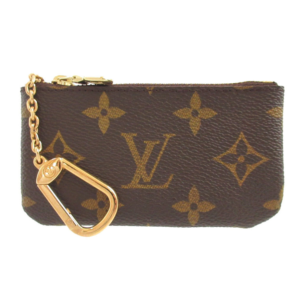 新品同様 ルイヴィトン モノグラム ポシェットクレ M62650 ブラウン 茶 コインケース 財布 0945【中古】LOUIS VUITTON