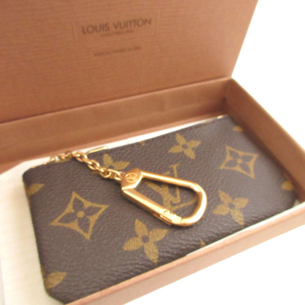 新品同様 ルイヴィトン モノグラム ポシェットクレ M62650 ブラウン 茶 コインケース 財布 0945【中古】LOUIS VUITTON