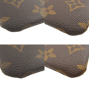 新品同様 ルイヴィトン モノグラム ポシェットクレ M62650 ブラウン 茶 コインケース 財布 0945【中古】LOUIS VUITTON