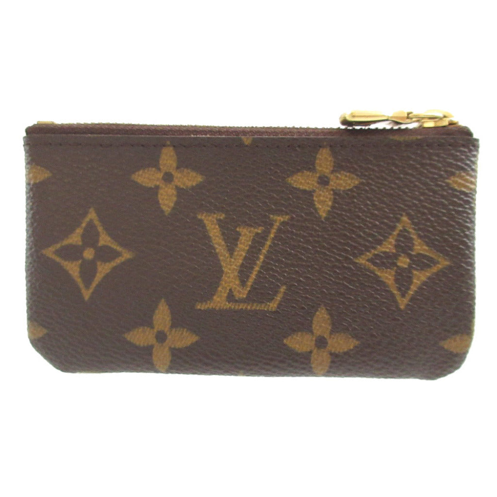 美品 ルイヴィトン モノグラム ポシェットクレ M62650 ブラウン 茶 コインケース 財布 0949【中古】LOUIS VUITTON